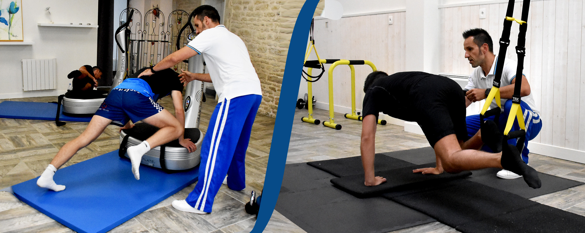 musculation sportive avec POWER-PLATE et TRX